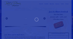 Desktop Screenshot of cherokeejazzbluesfestival.com